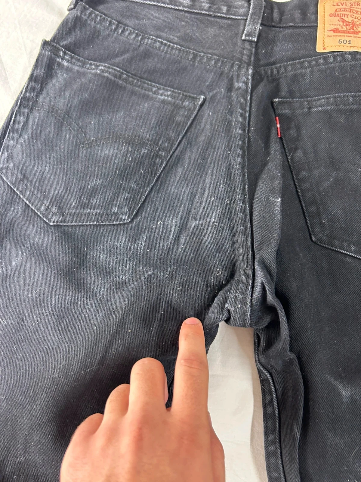 Jean Levi's lot 501 w30 l34 corte reto preto – photo 16